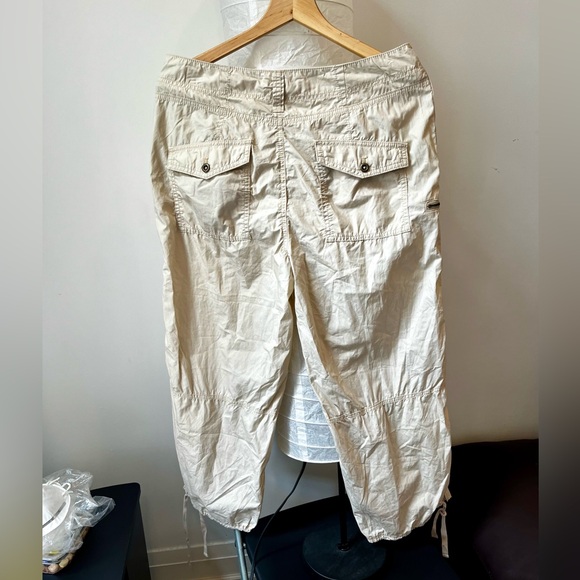 ANTHROPOLOGIE COTTON CROP HIKING PANTS TAN LIGHT WEIGHT
CARGO SZ 29 NWOT - Picture 6 of 13